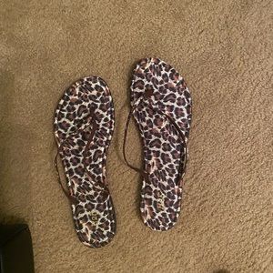 Brand new leopard print sandals